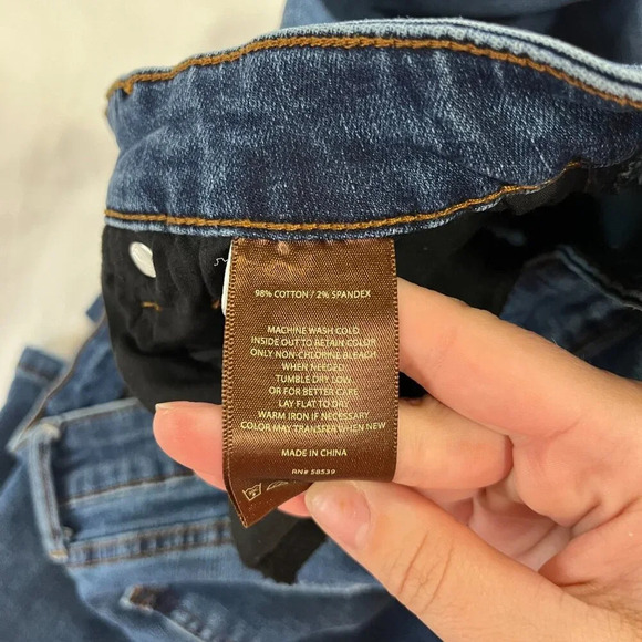 Kut from the Kloth Sienna Skinny Medium Wash Mid Rise Cotton Blend Jeans | Sz 10 - Picture 6 of 9